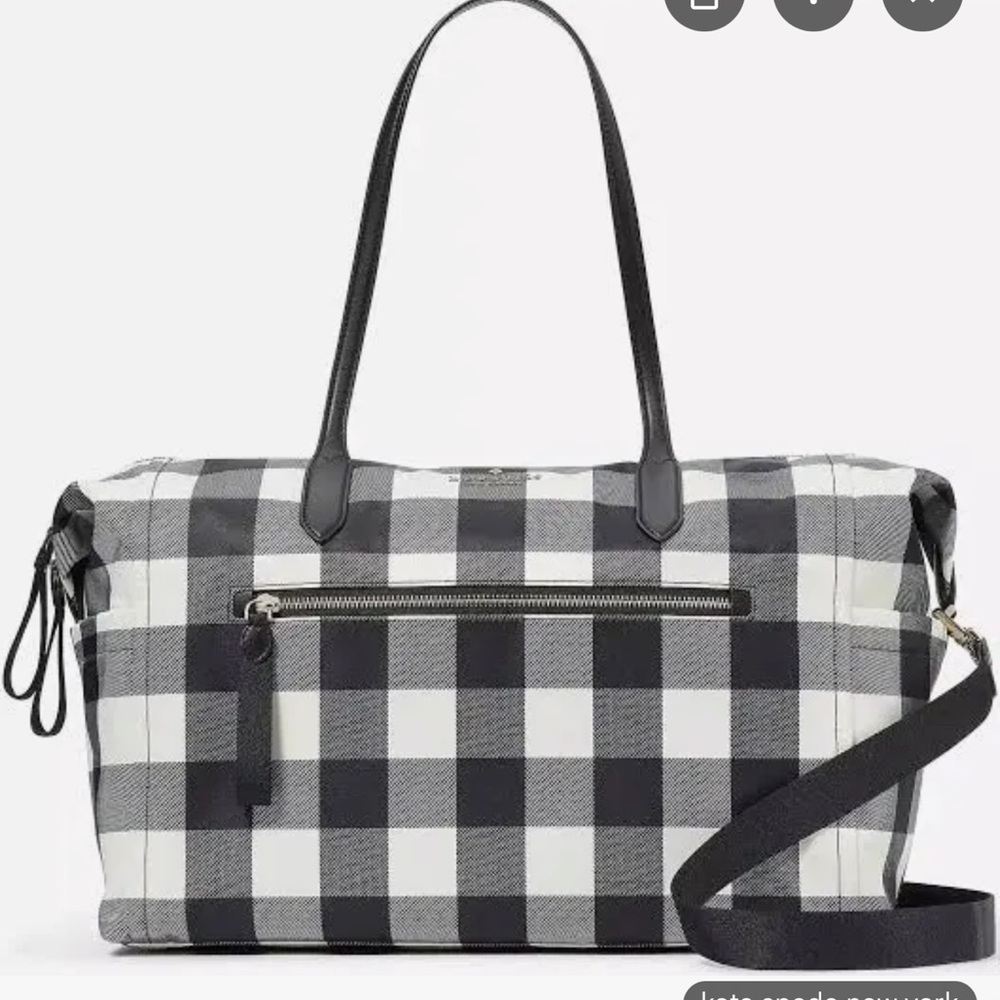 Kate Spade Outlet Chelsea Weekender, black multi